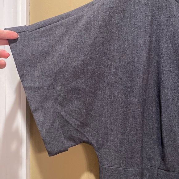 Spiegel dark gray sheath dress in great condition with pockets on front - Picture 5 of 8